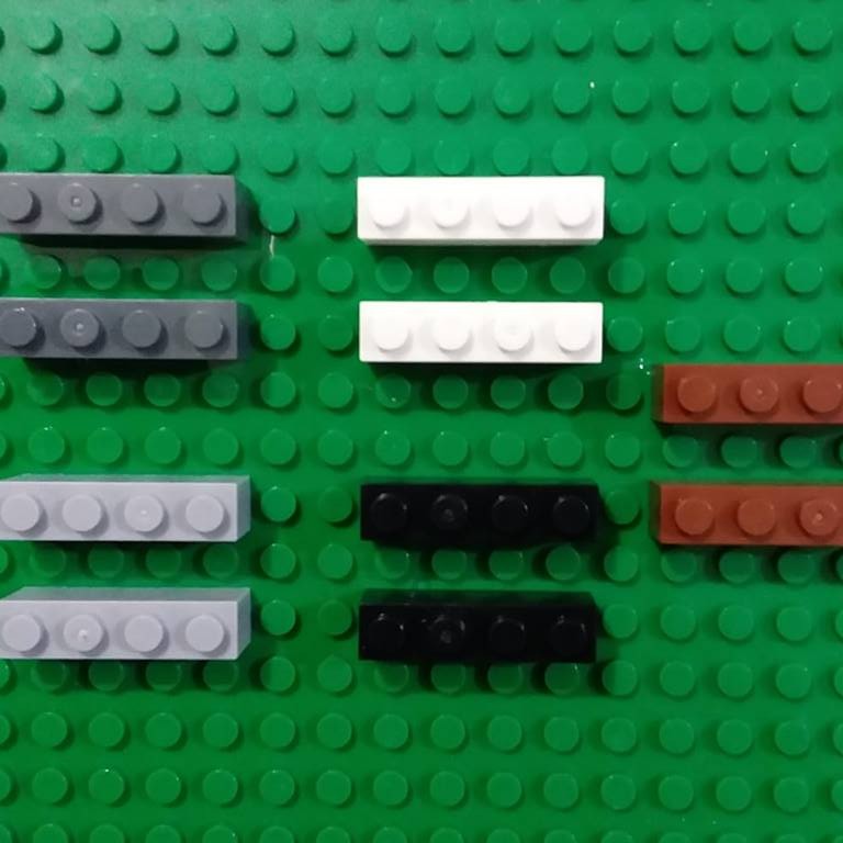 Combo 100gram gạch 1x4x3 no.027 - phụ kiện moc brick