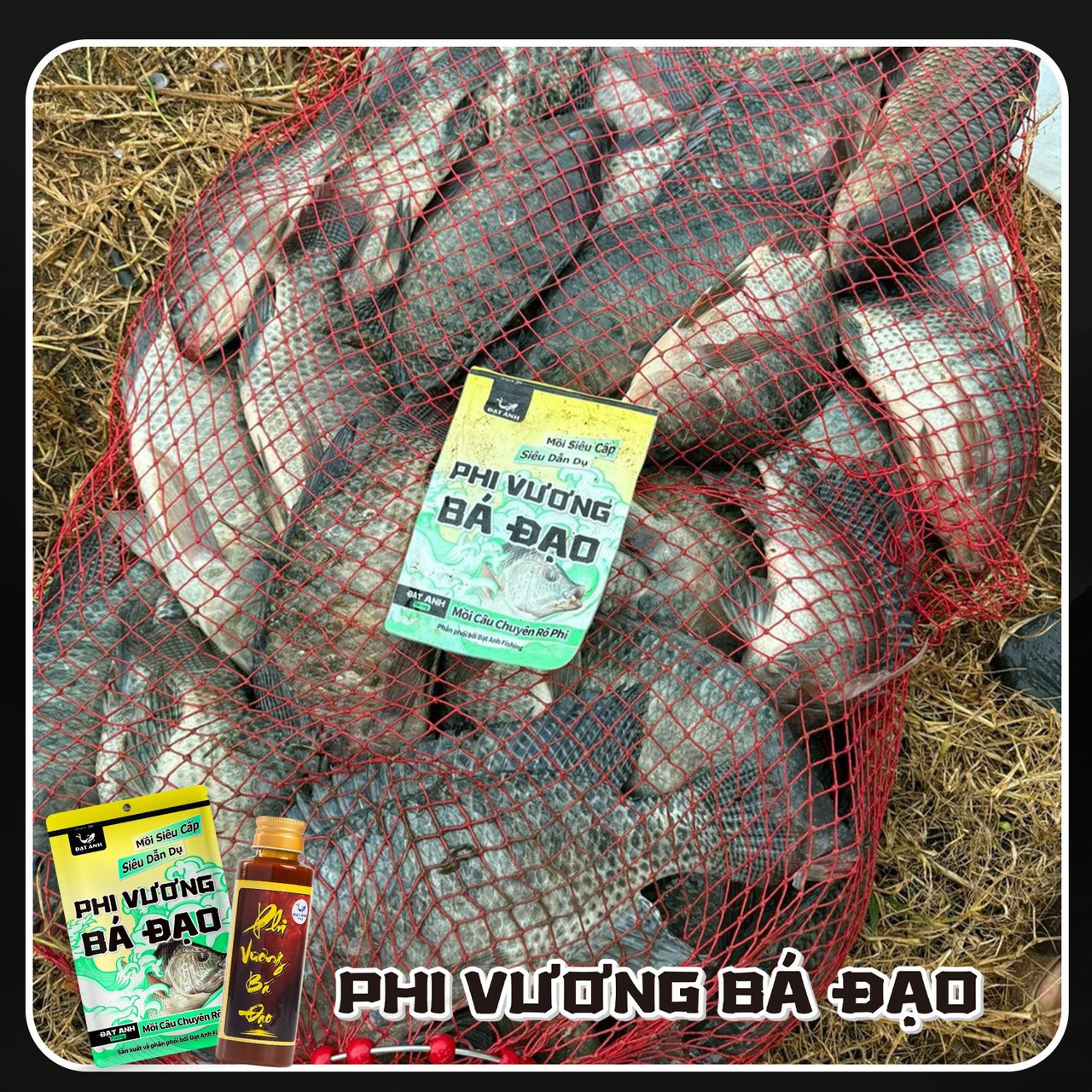 MỒI SIÊU VƯƠNG BÁ ĐẠO siêu cấp, siêu dãn dụ cá 250g