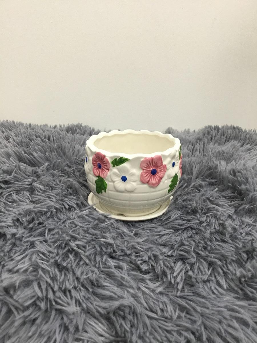 CHẬU HOA 10 CM - GỐM SỨ