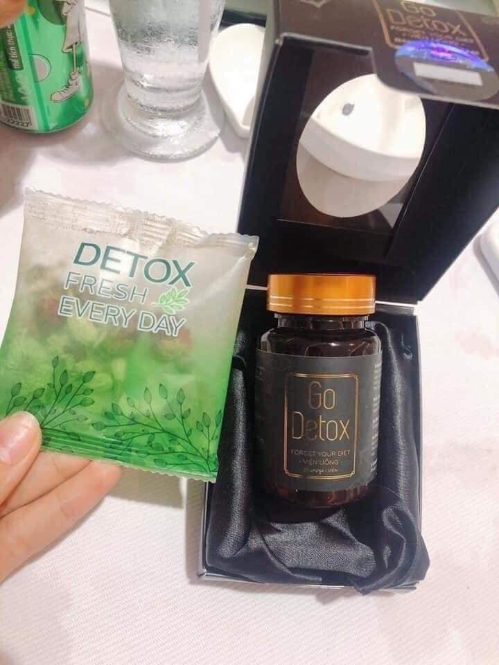 [HCM]trà Go Detox mẫu mới