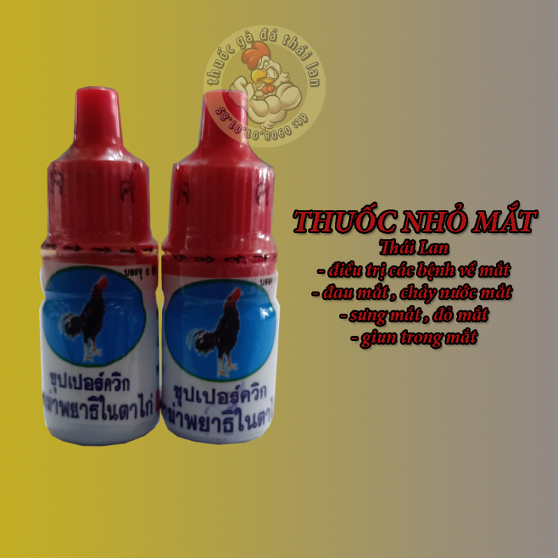 nhỏ mắt xanh dành cho gà đá