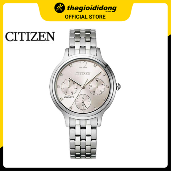 Đồng hồ Kim Nữ dây kim loại Citizen ED8180-52X