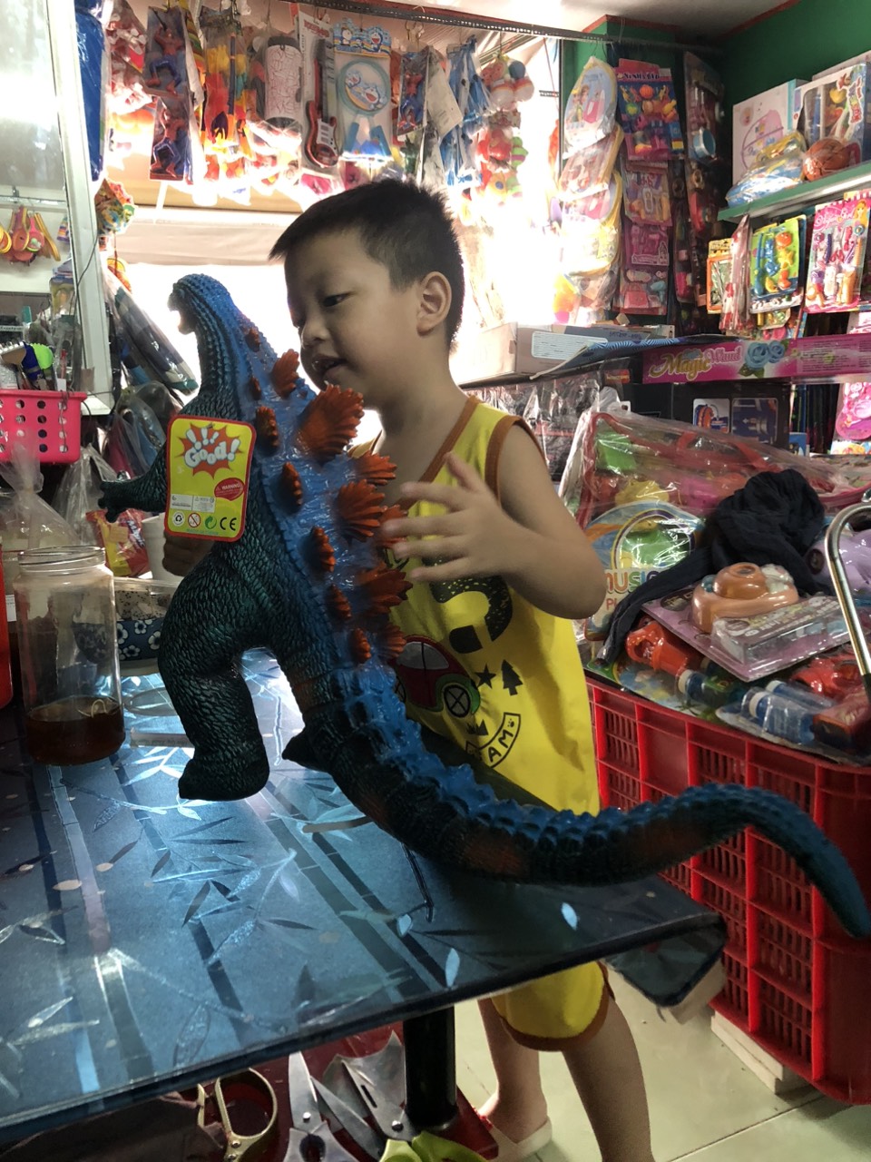 Mô hình khủng long godzilla - cao 28cm