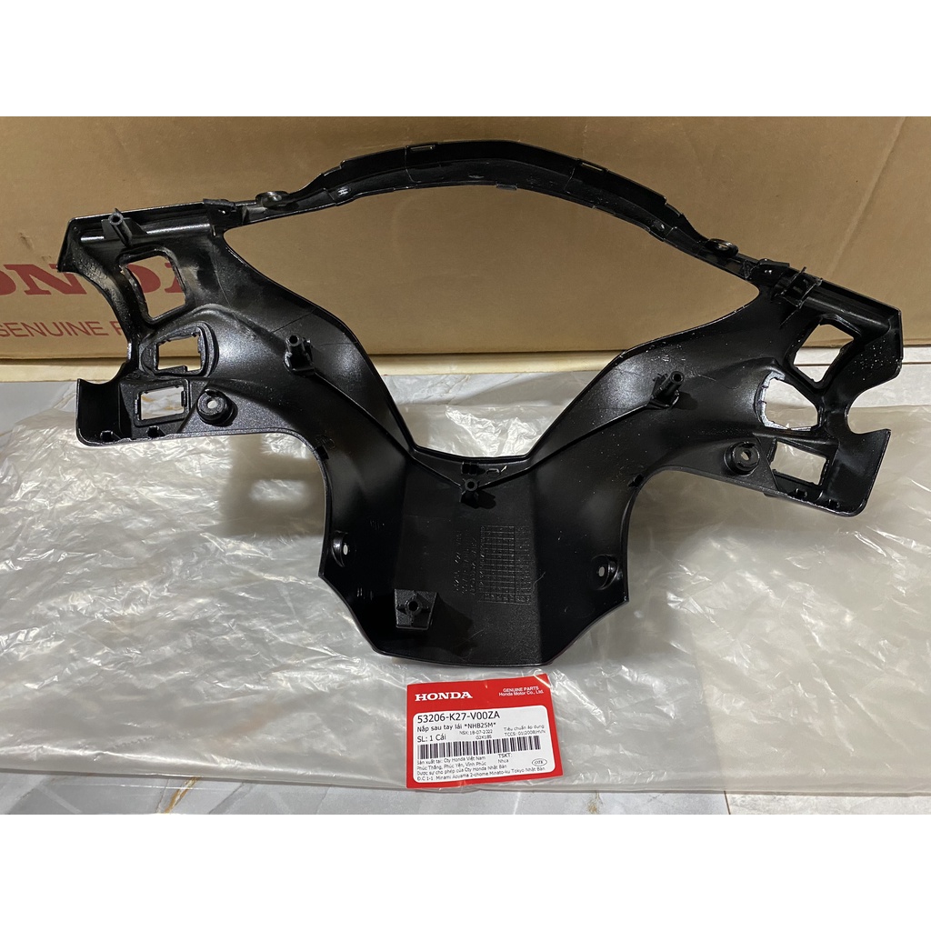 Nắp sau tay lái airblade 125 2013-2014 màu đen