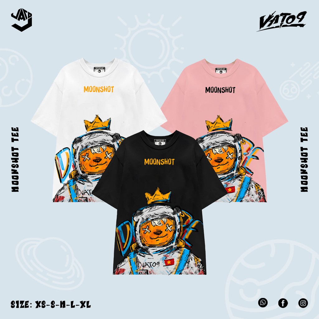 Cjp8 /(Áo Thun Vato9) Moonshot Tee！