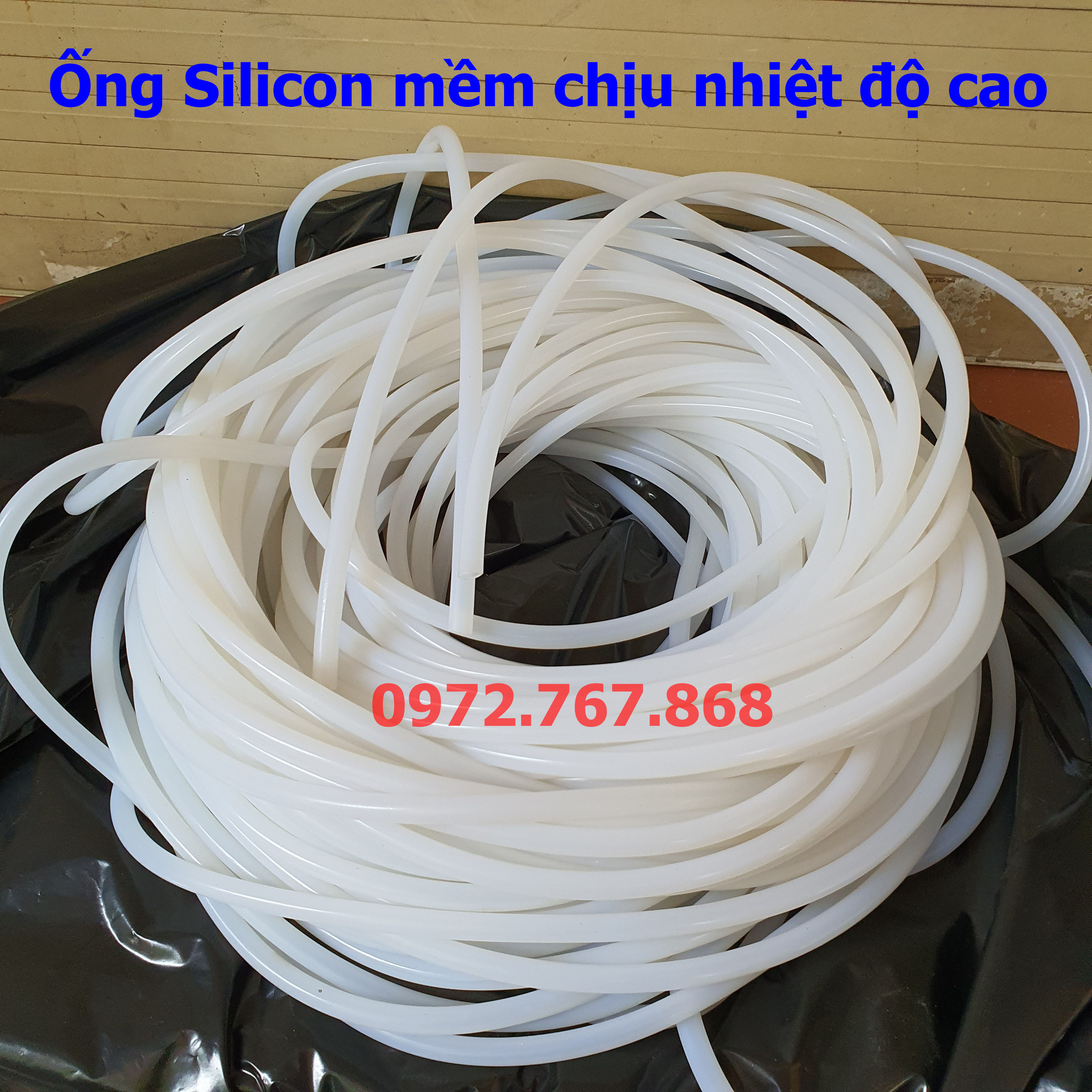 (5 mét) Ống Silicon mềm chịu nhiệt độ cao 250°​C