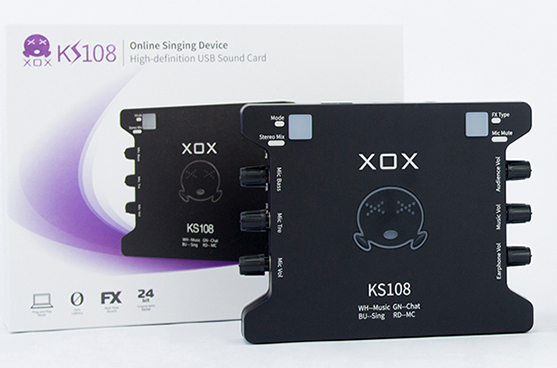 [HCM]Sound Card XOX KS108 Hát Livestream Bản Quốc Tế