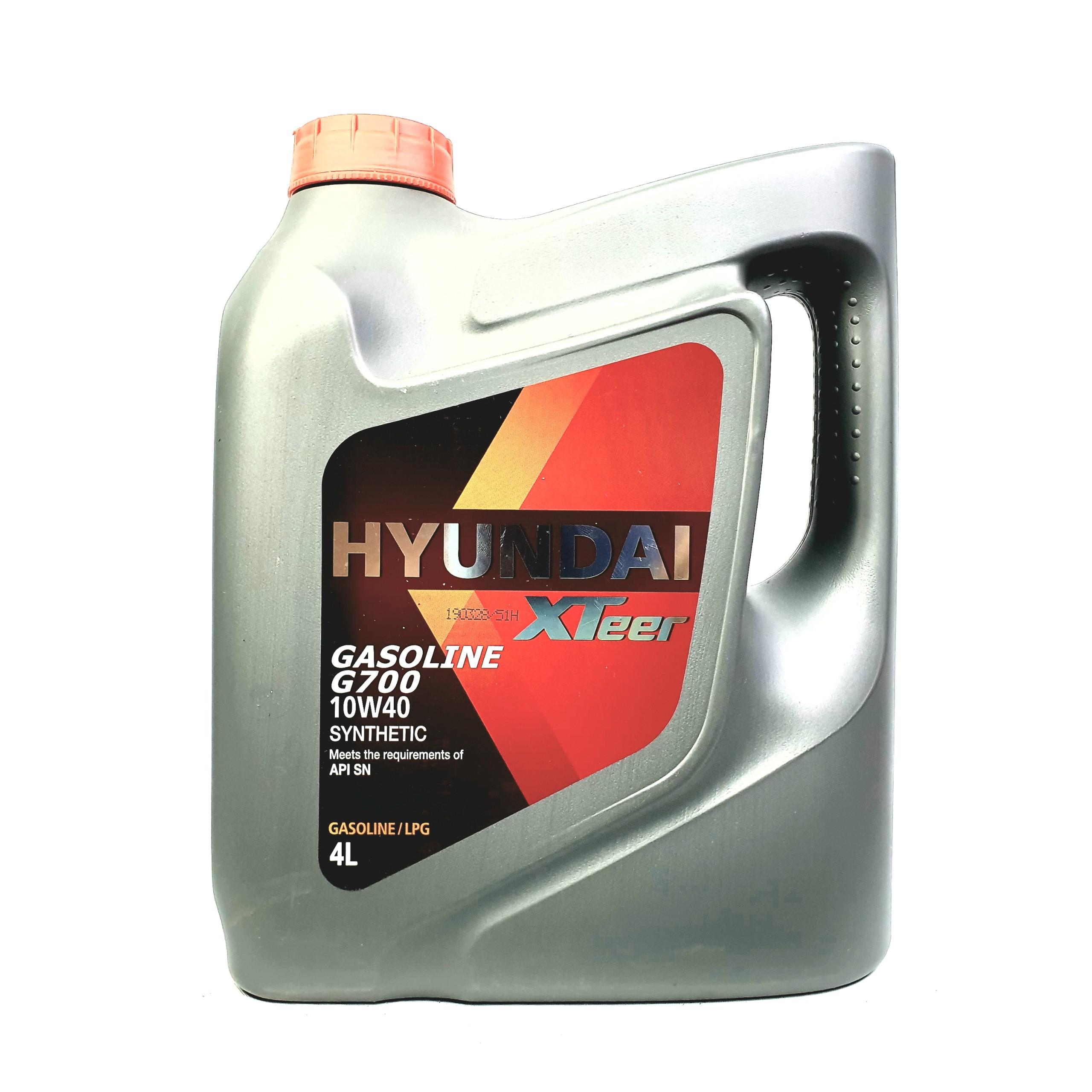 [HCM]Nhớt động cơ Hyundai xteer GASOLINE G700 10W40 4L