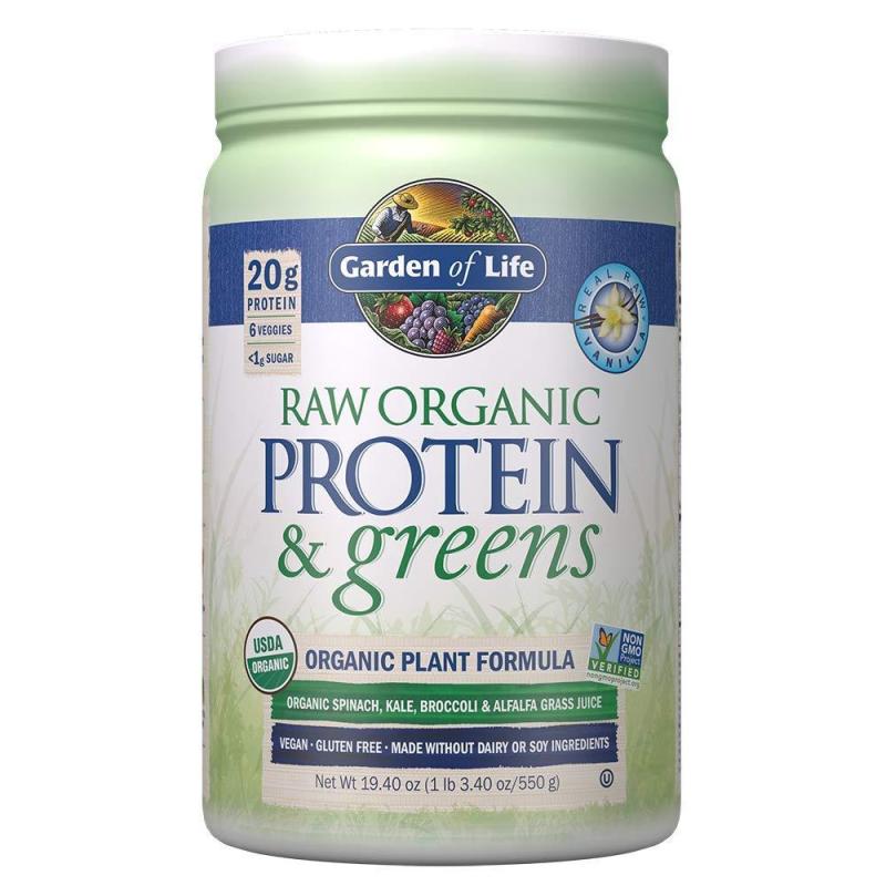 Bột đạm thực vật hữu cơ Garden of Life protein greens 550g. cao cấp