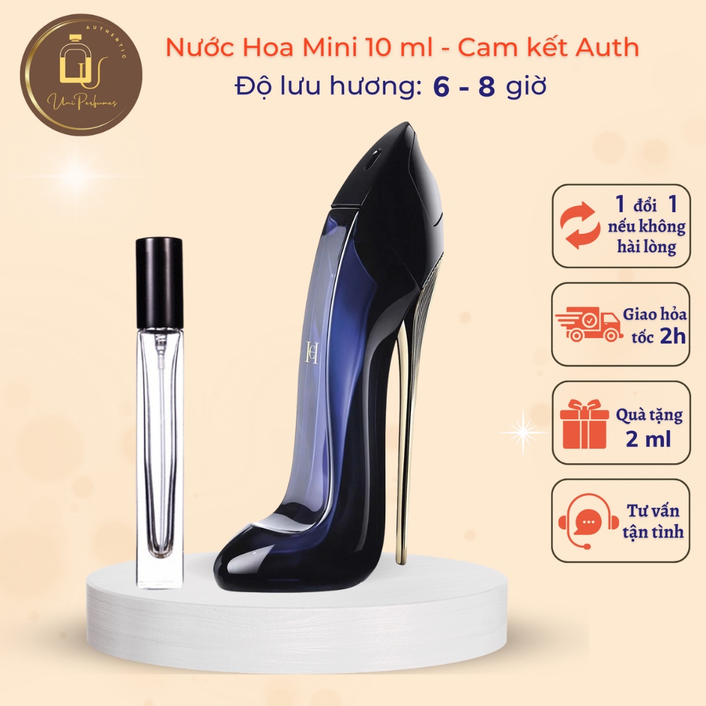 NƯỚC hoa chiếc guốc đen 10ml quyến rũ