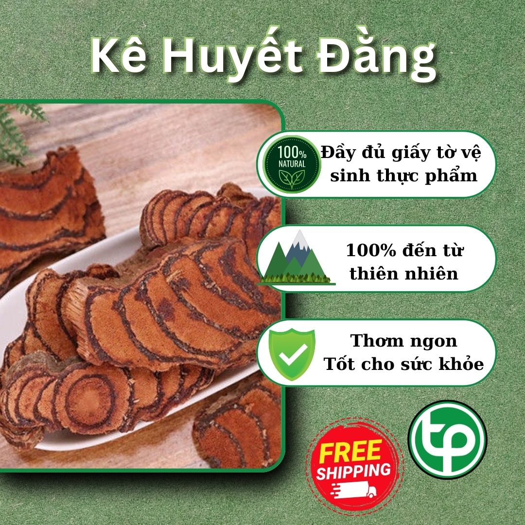 Kê huyết đằng khô 1kg - Hàng sạch xanh thơm chất lượng cao đến từ Tấn Phát