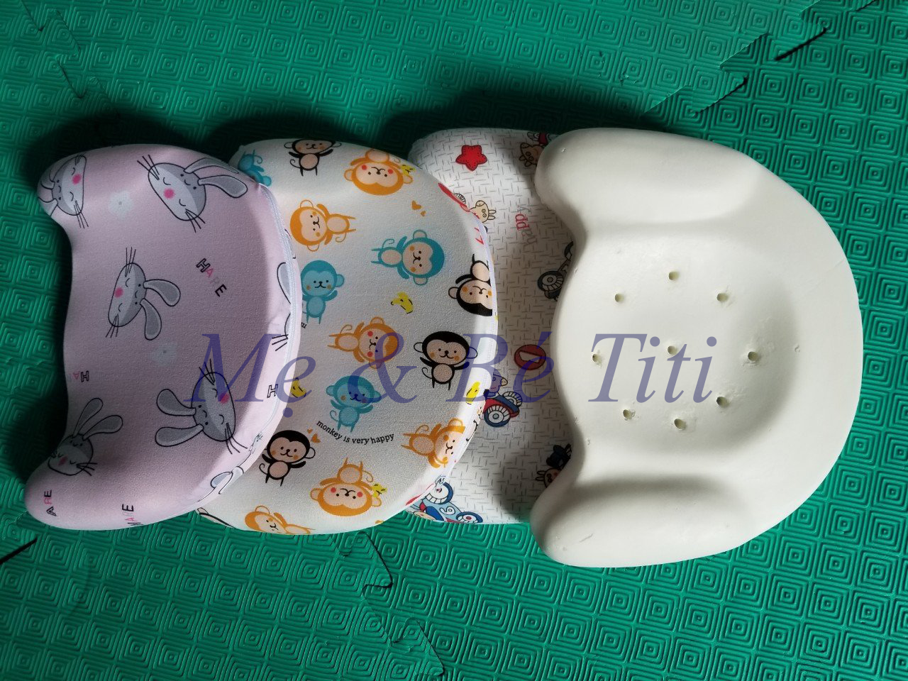 [HCM]Gối cao su non chống méo đầu cho có lỗ thông hơi chống ngạt bé 0 đến 2 tuổi