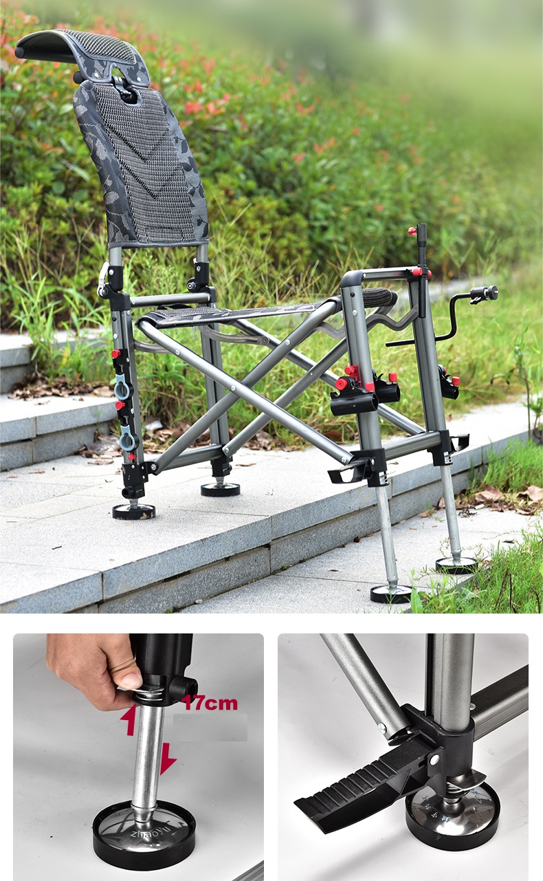 ghế ngồi câu cá địa hình cao cấp 19
