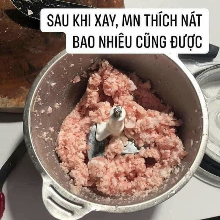 Cối xay thịt inox 304 2L
