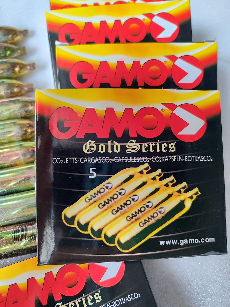 Combo 5 bình co2 12g gamo.