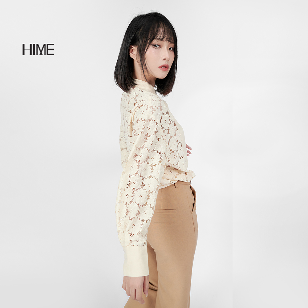 Áo sơ mi HIME thiết kế phối ren H055