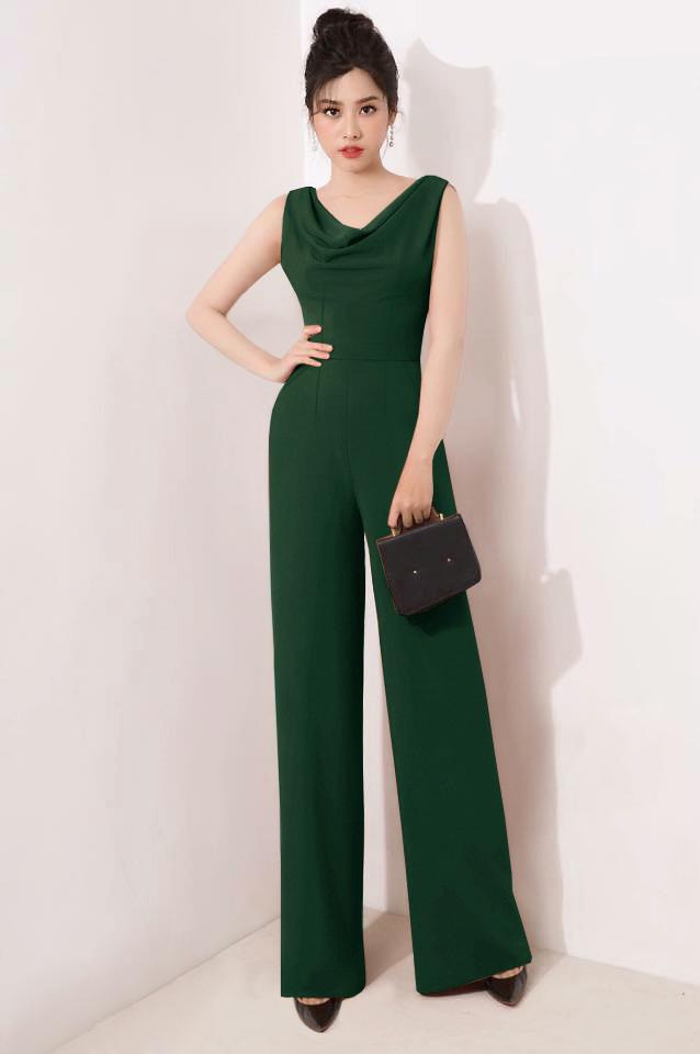 Jum dài cổ đổ ống suông xinh xắn