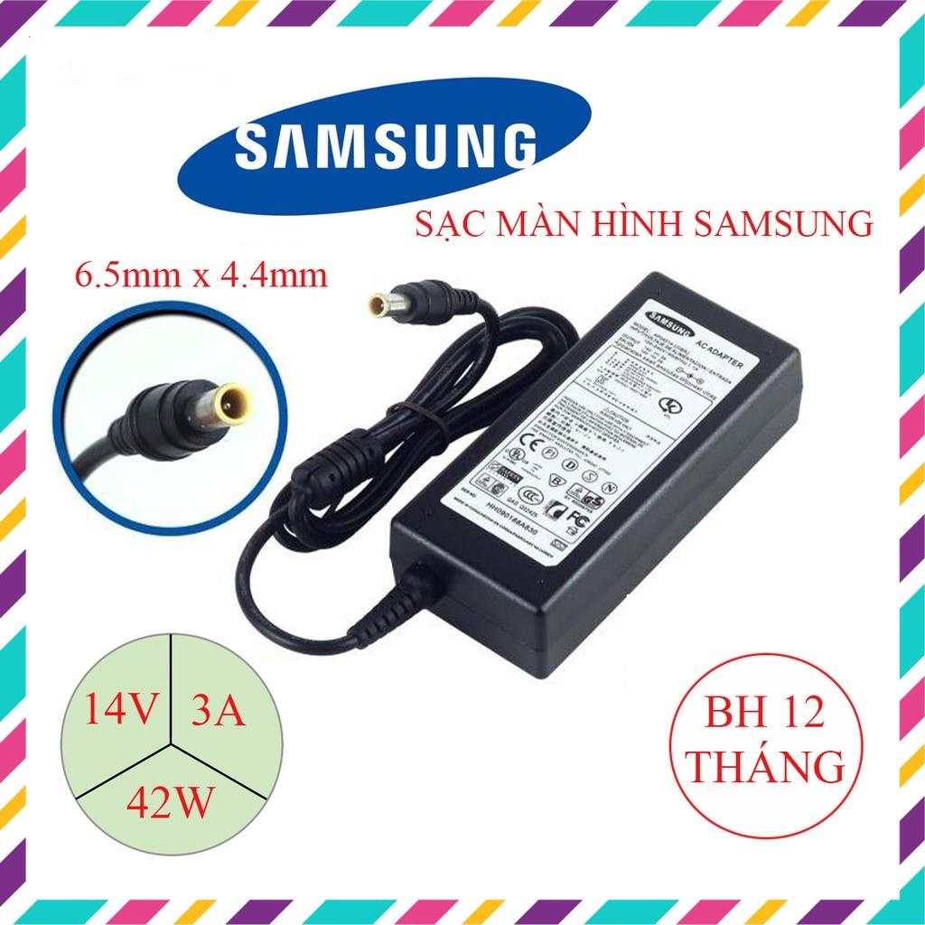 Sạc màn hình laptop samsung 14v - 3a / 19v - 3.16a adapter màn hình samsung loại tốt