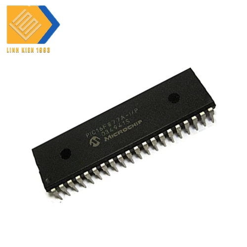 PIC16F877A-I/PT, DIP40 8-Bit PIC16F Microcontroller, 20MHz