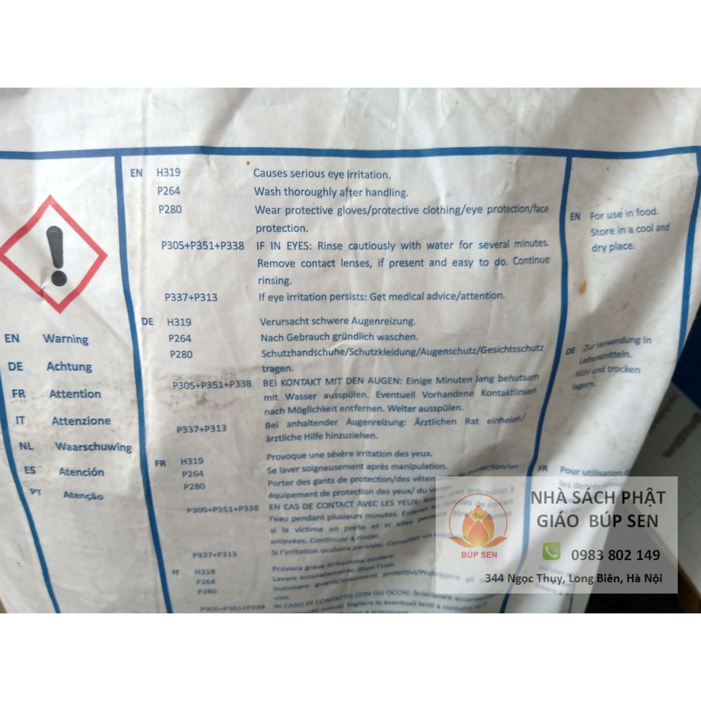 Bột chanh (Axit chanh - Axit citric C6H8O7) 200g / 500g  [HÀNG CÓ SẴN]