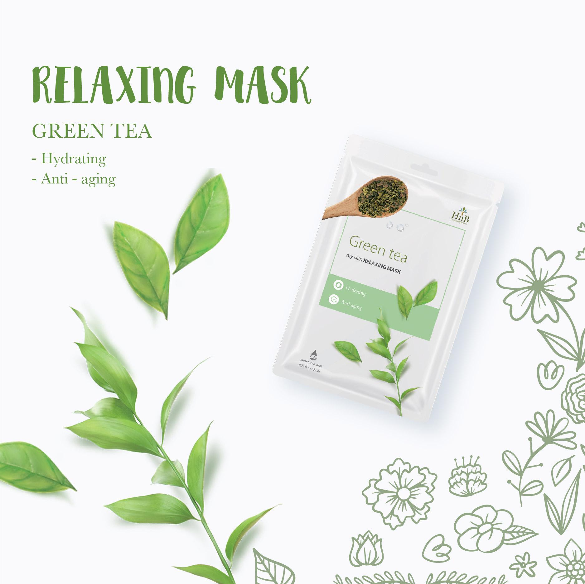Mặt Nạ Dưỡng Da Trà Xanh