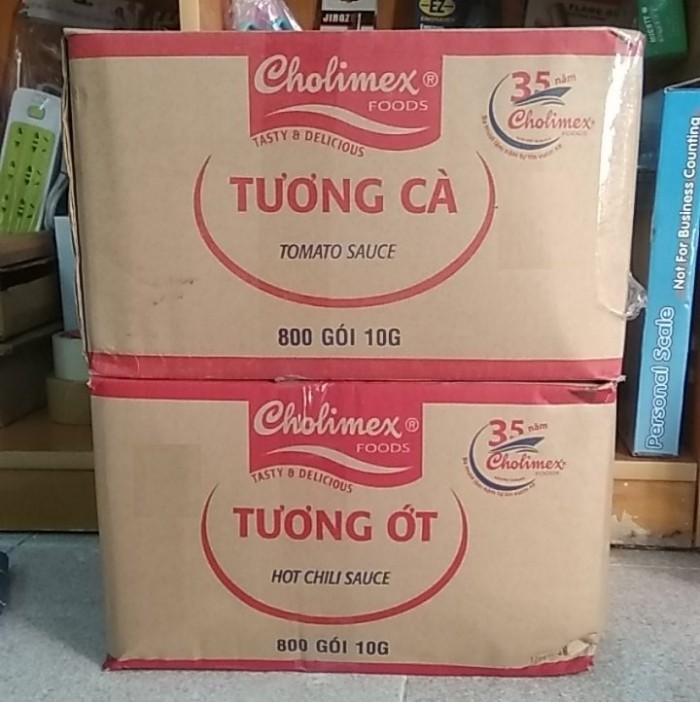 Tương ớt tương cà gói 10g (Bịch 50 gói)