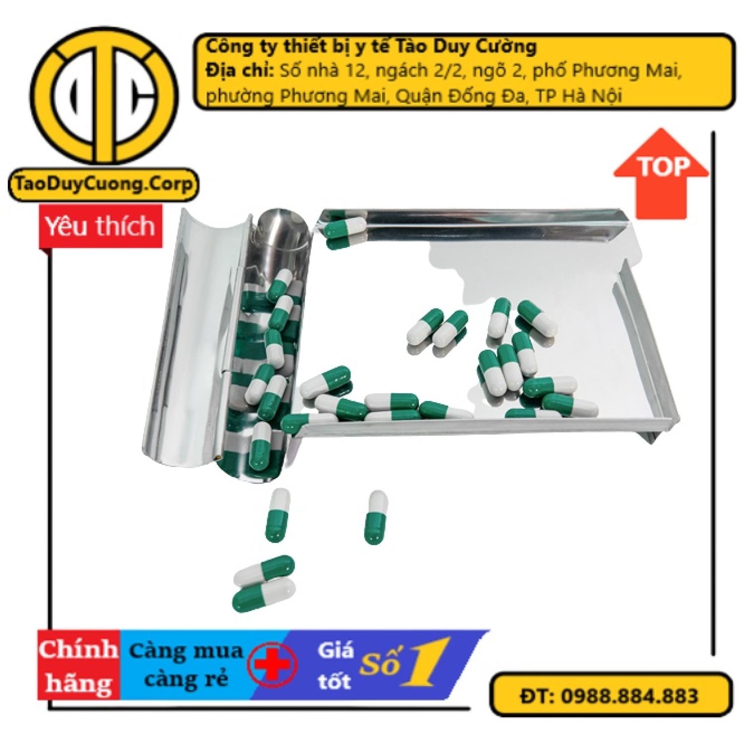 Khay chia thuốᴄ, khay đếm thuốᴄ inox