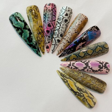 Foil da rắn dán nail