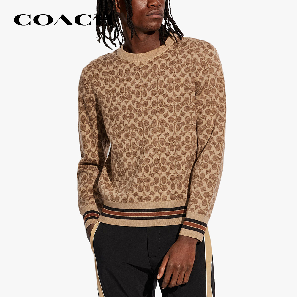 COACH - Áo sweater nam tay dài Signature C7984-RYU COACH - Áo sweater nam tay dài Signature C7984-RYU