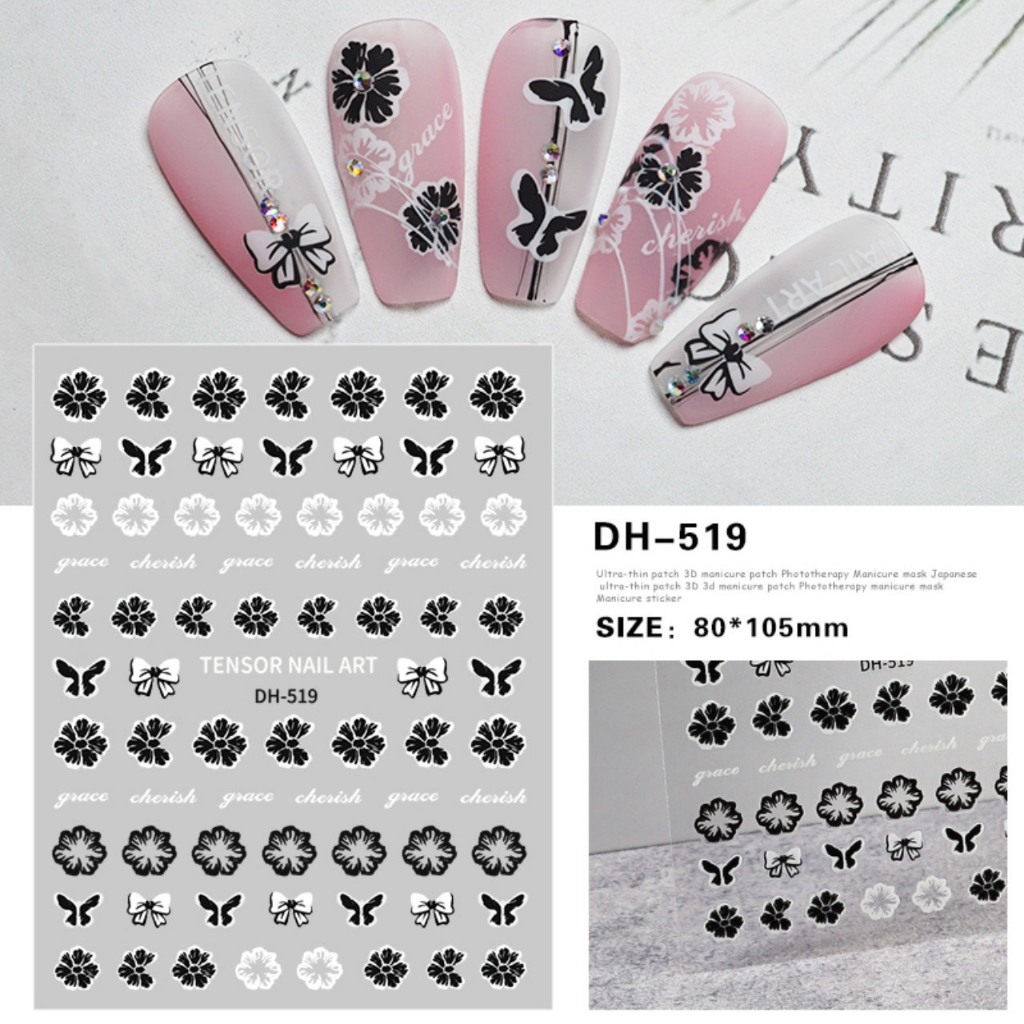 Sticker dán móng cập nhật nhiều mẫu tháng 10/2023