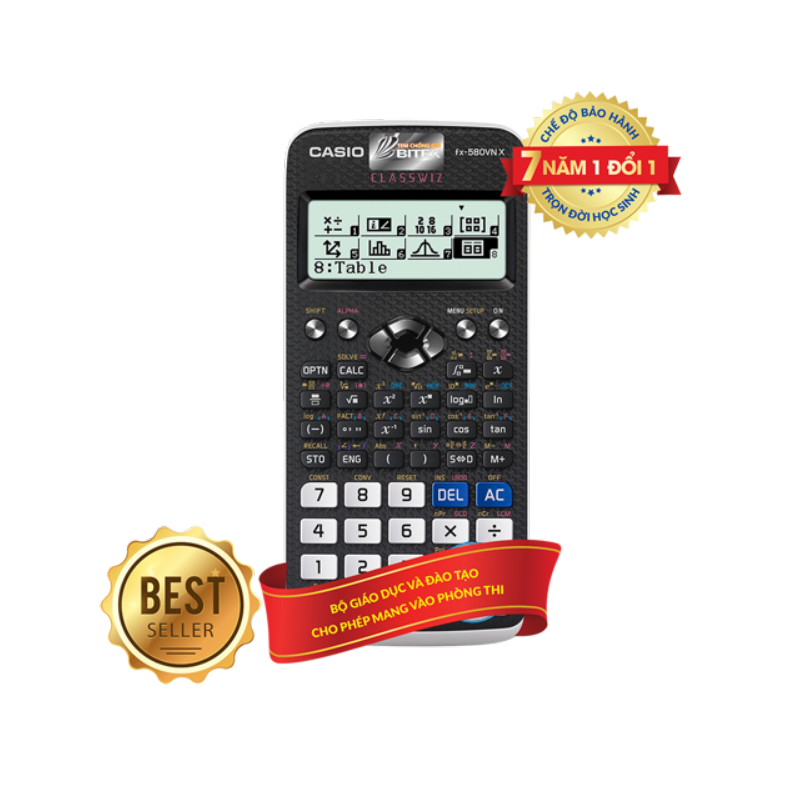 [ Chính hãng] Máy tính học sinh Casio FX580 VNX (Casio 580)
