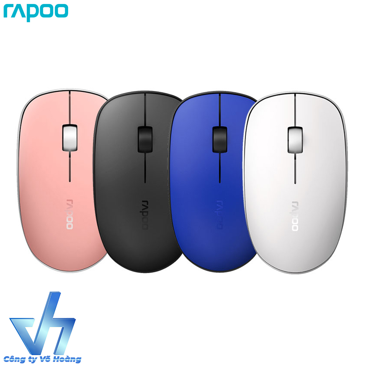 Chuột không dây Rapoo M200 silent 2 chế độ kết nối Wireless / Bluetooth