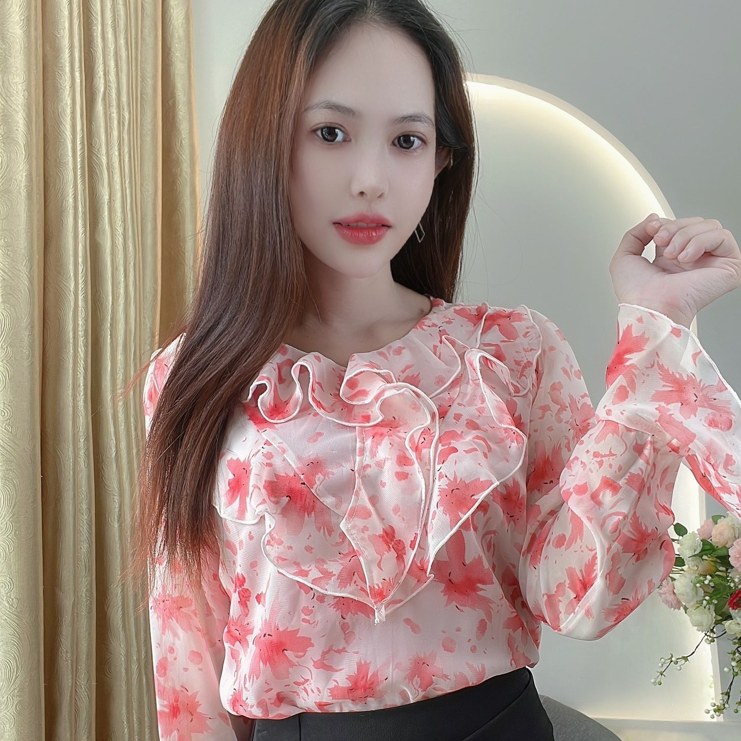 AN29 - ÁO KIỂU CÔNG SỞ BÈO DỄ THƯƠNG