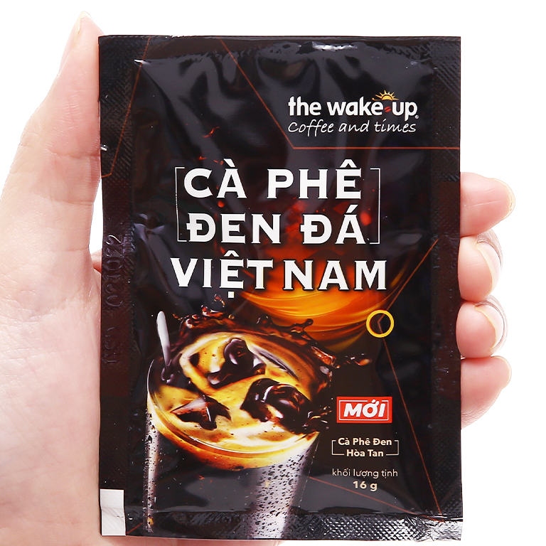 Cà phê đen đá Việt Nam Wake Up 240g (15 gói x 16g)