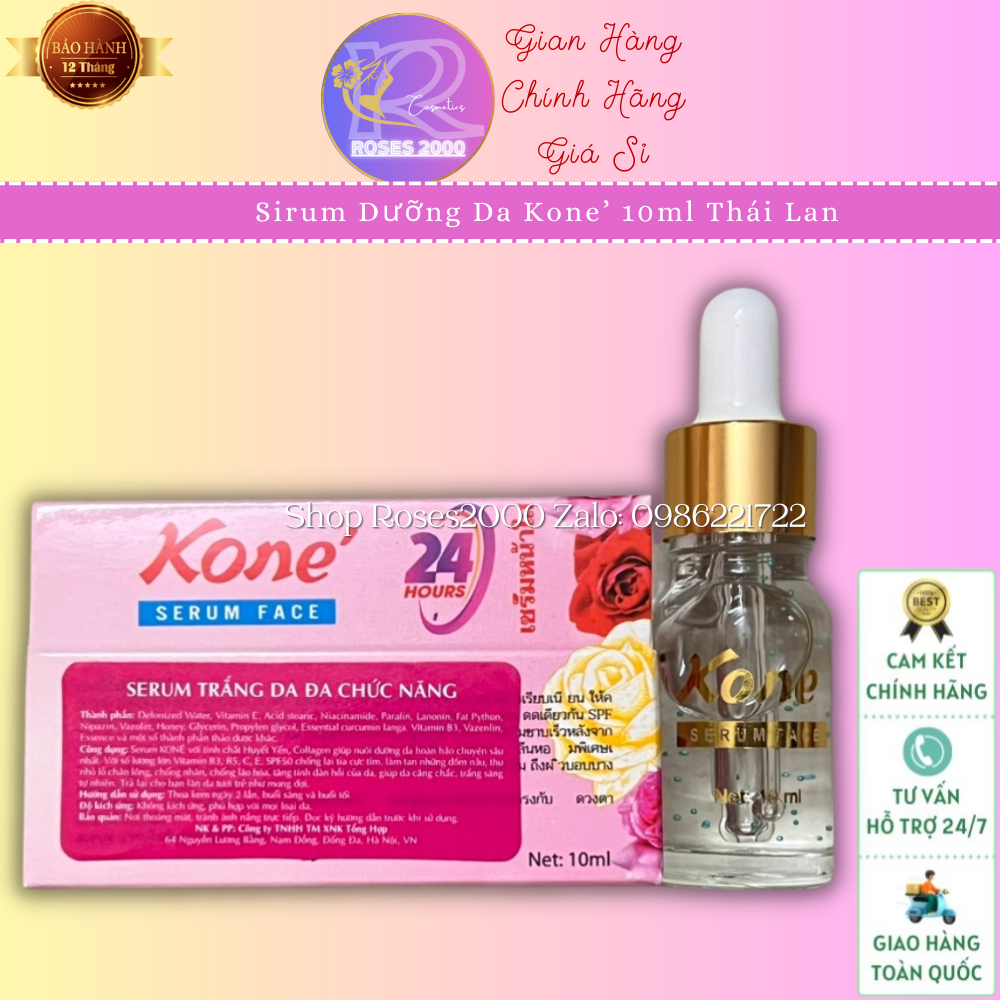 Serum Kone - 3 loại Serum đa chức năng (Nám, mụn, trắng da)