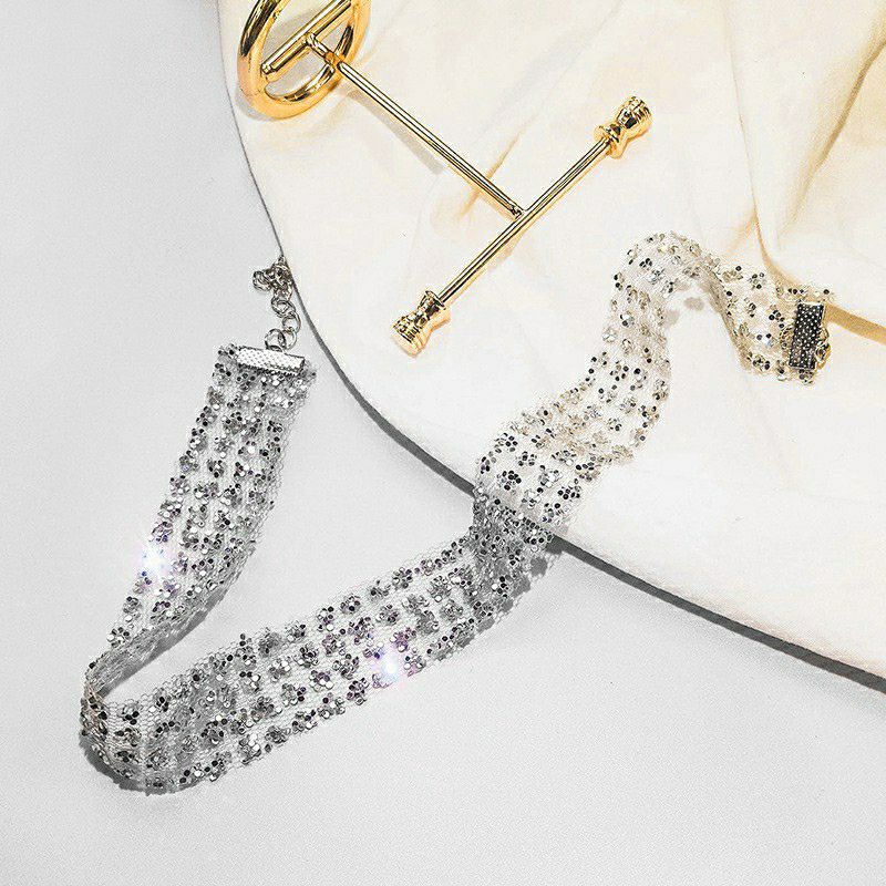 [HCM]Vòng cổ choker đính sequin lấp lánh