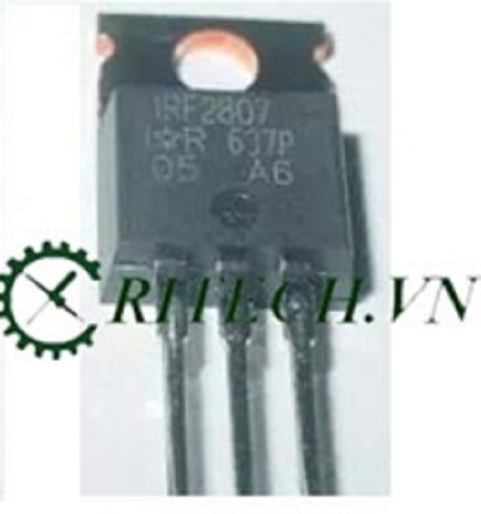 Combo 5 chiếc irf2807 mosfet kênh n 82a 75v to-220 tháo máy