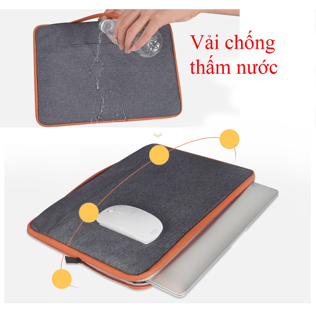 [HCM]Túi Chống Sốc Bảo Vệ Laptop Nd02