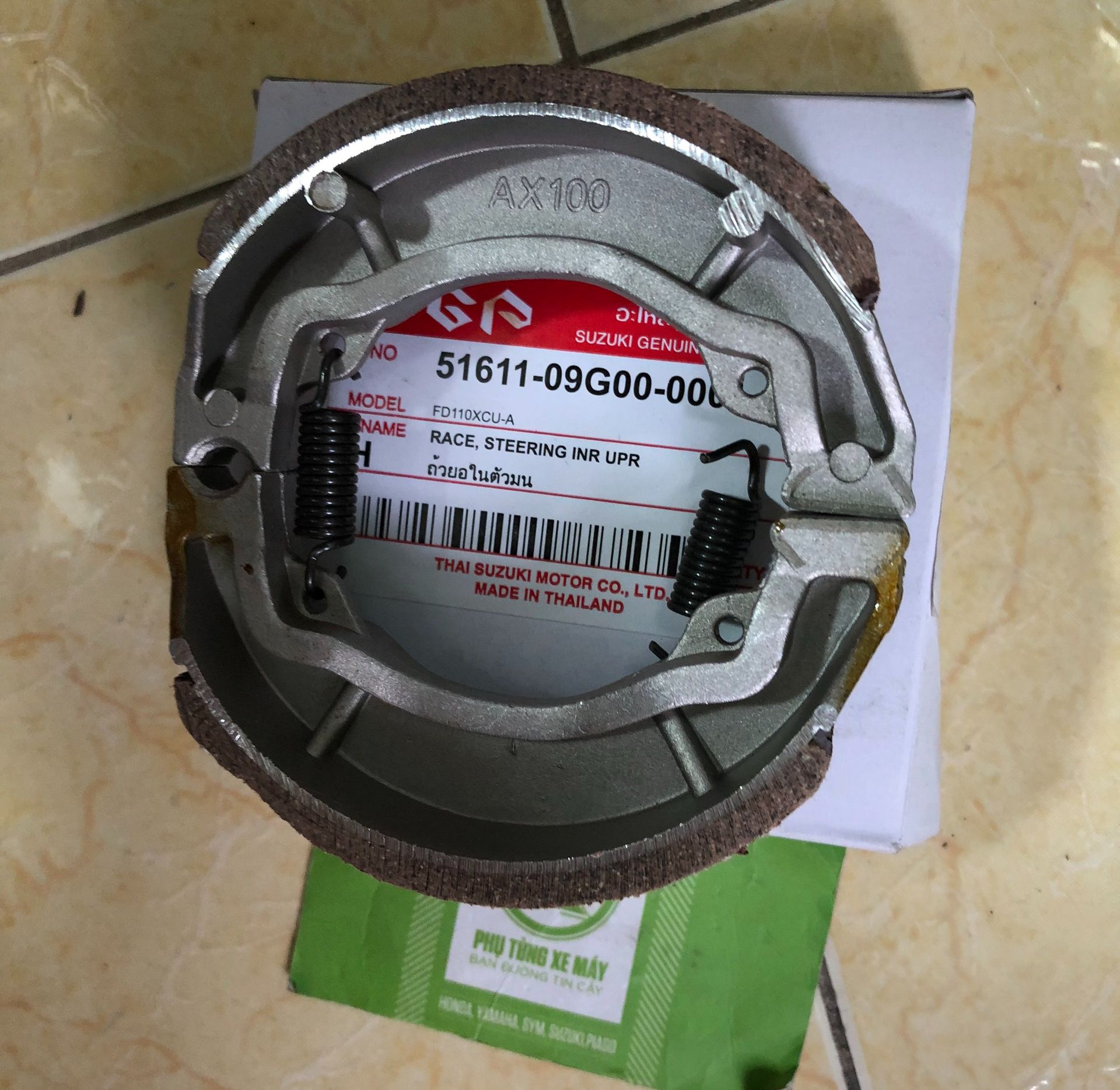 Bố Thắng Đùm (Phanh Cơ) Suzuki Smash/Viva/Shogun