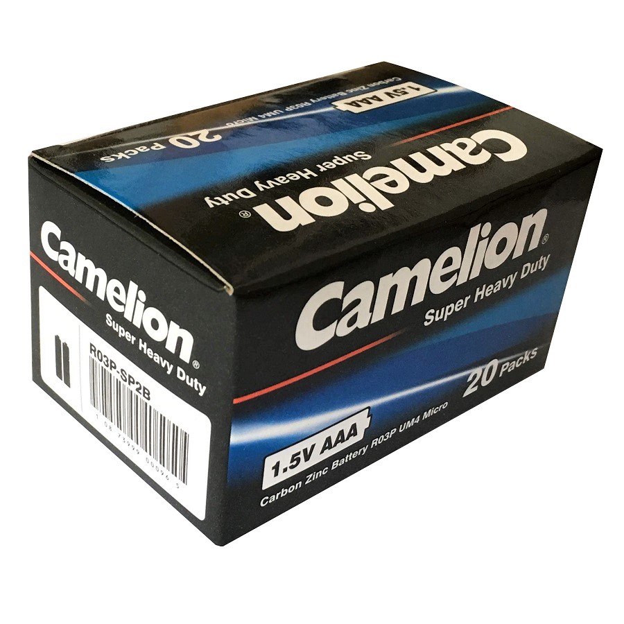 [Chính Hãng]Pin Tiểu AAA (3A, Nhỏ) Camelion Hộp 40 Viên 1.5V