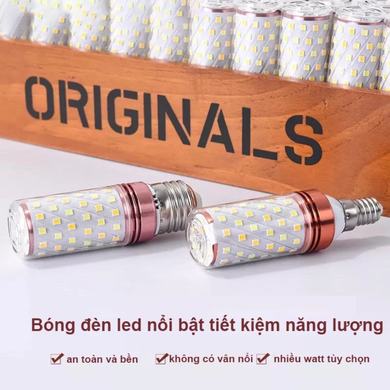 Bóng Led Bắp Ngô 3 Chế Độ Ánh Sáng