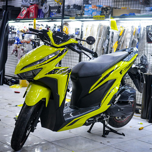 Decal dán trùm xe khổ 50cm
