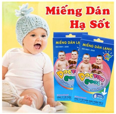 HỘP 6 Miếng dán hạ sốt DOCTOR COOL-Japan Technology