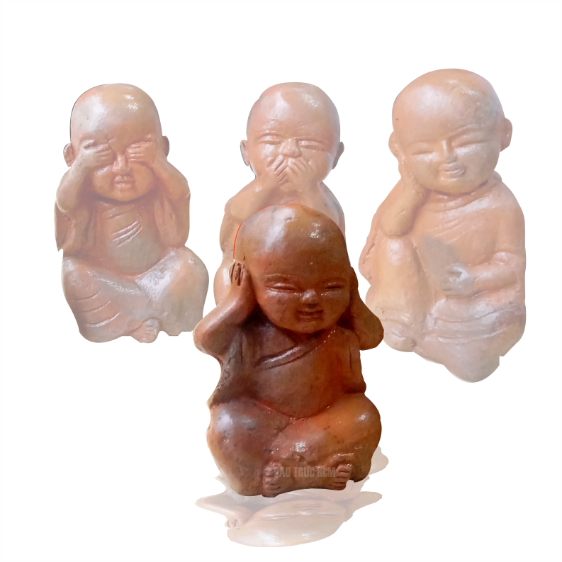[HCM]BỘ TƯỢNG CHÚ TIỂU TỨ KHÔNG GỐM CHĂM