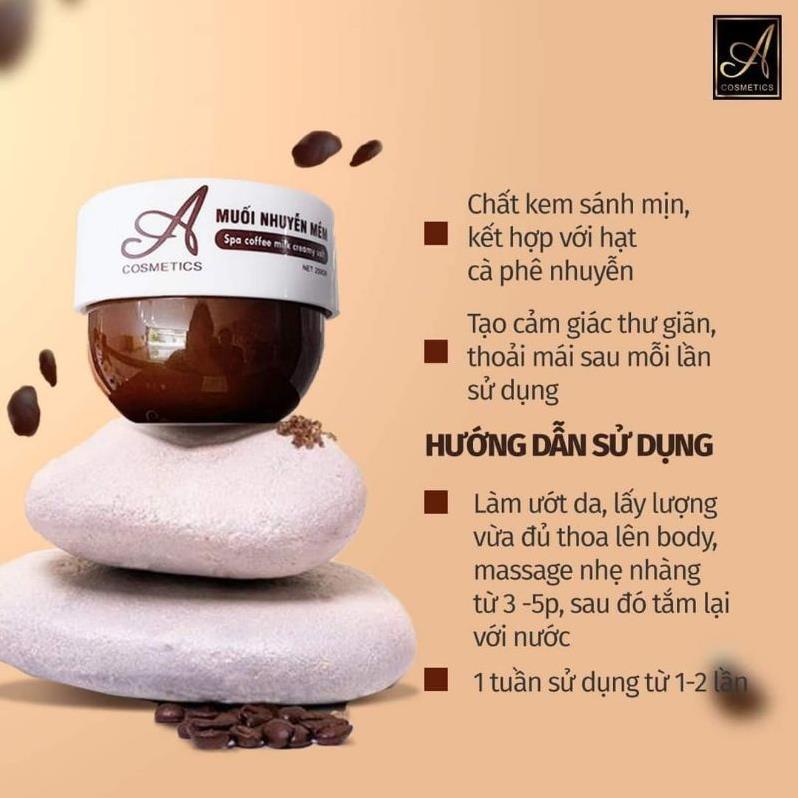 Tẩy tế bào chết body cà phê - muối Acosmetics