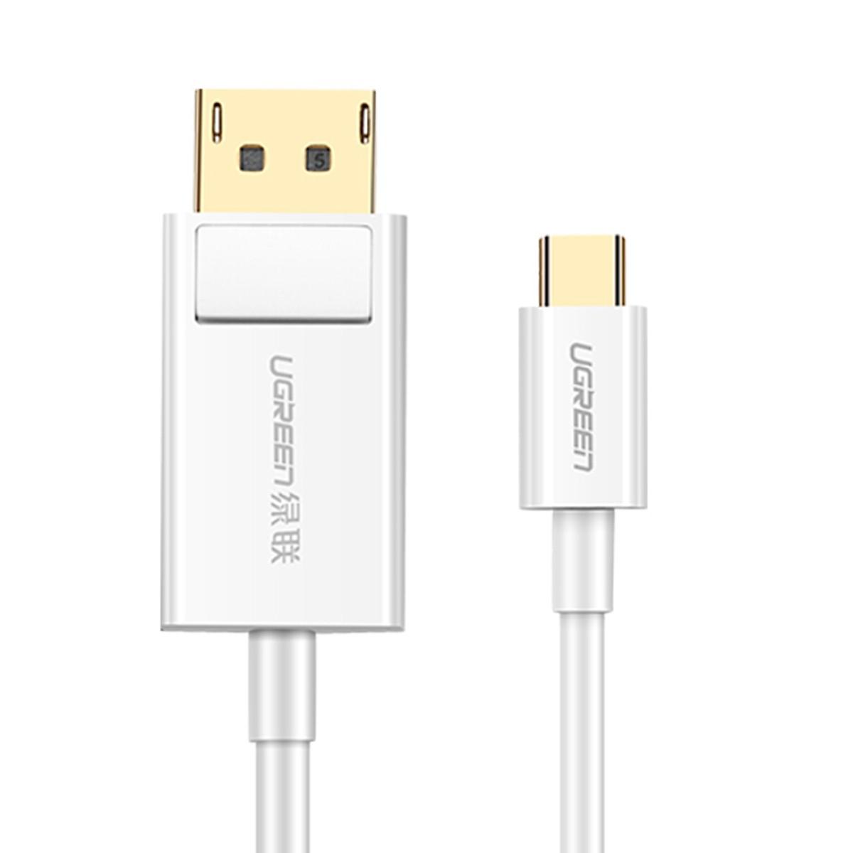 Cáp Chuyển USB Type C sang Displayport Ugreen 40420 (Dài 1,5M) Chính Hãng