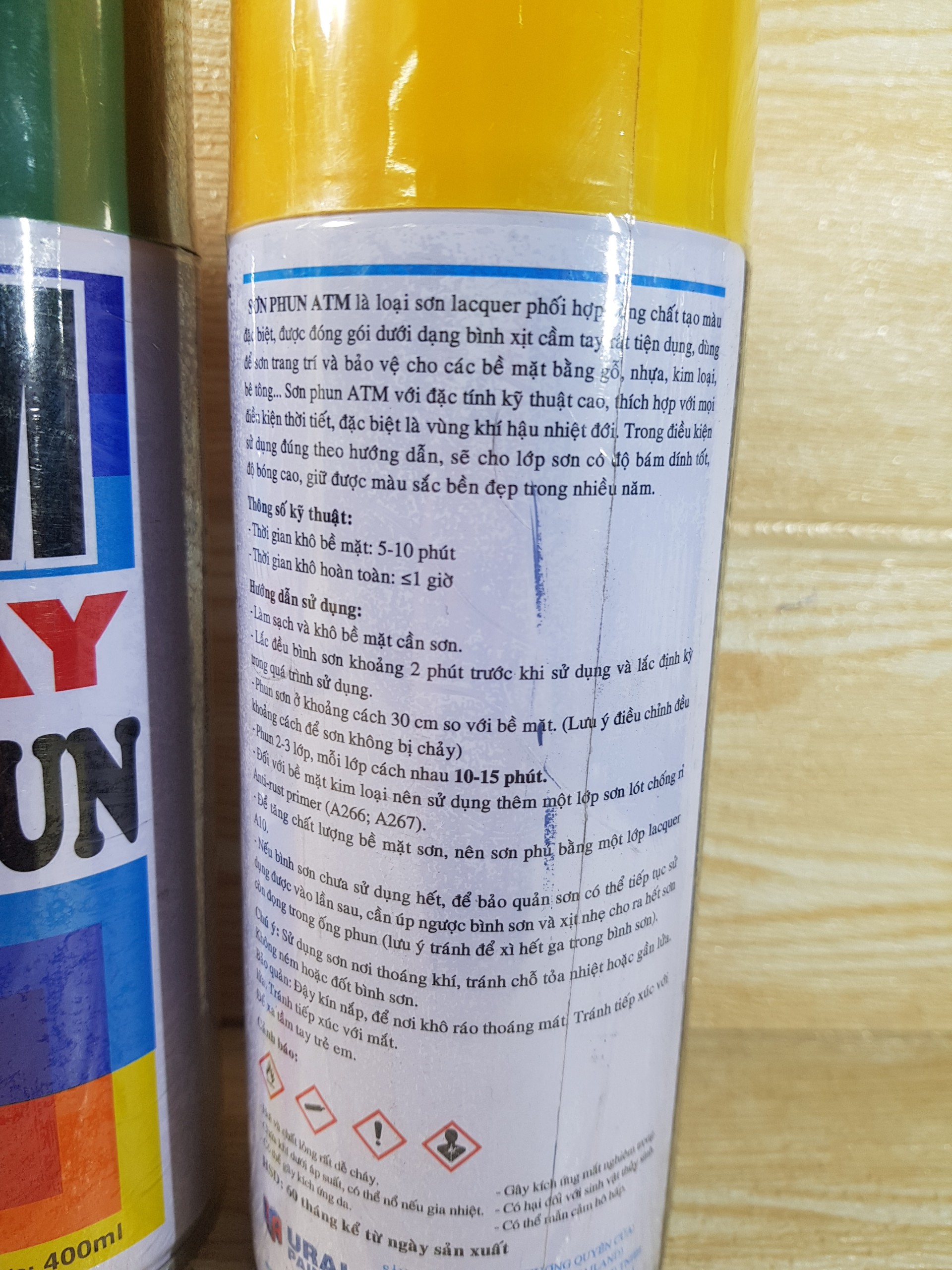 SƠN PHUN / SƠN XỊT ATM SPRAY ĐỦ MÀU 400ml