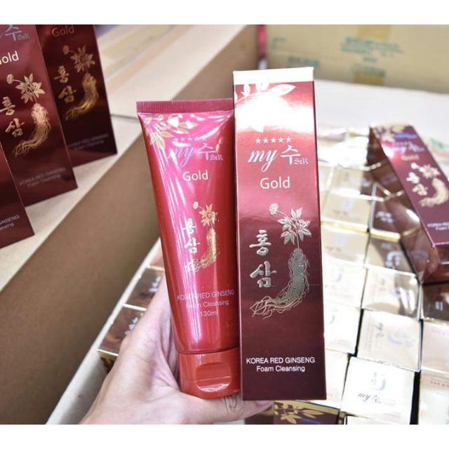 [HCM]??SỮA RỬA MẶT NHÂN SÂM ĐỎ MY GOLD
