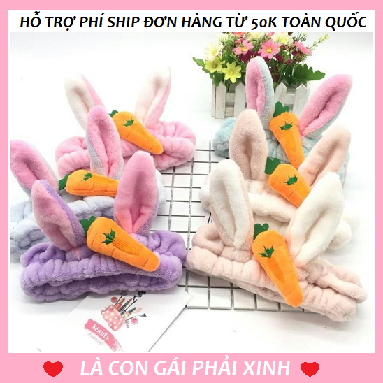 [HCM]Băng Đô ( Tai Thỏ và Cà Rốt ) ⚡