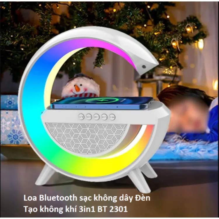 Loa Chữ G Bluetooth Kiêm Đế sạc không dây Đèn ngủ có nhạc và sạc nhanh, LOA Đèn Trang Trí Đèn ngủ âm thanh Nổi Kiêm Sạc Không dây Masafe , Loa, bộ sạc không dây, đèn xung quanh , Loa Chữ G Đèn Ngủ , Kiểu dáng Thời Trang Tiện Ích .